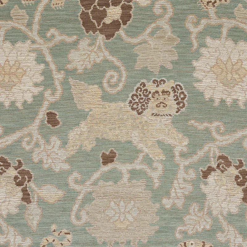 KHOTAN WEAVE fabric MINERAL color by Schumacher