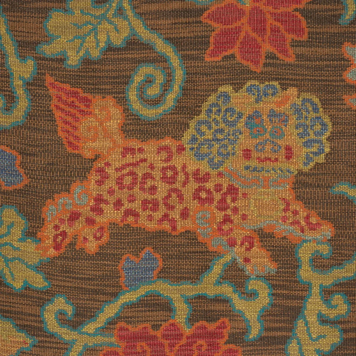 KHOTAN WEAVE Fabric – SABLE | Schumacher | Wallpaper Twins KHOTAN WEAVE fabric SABLE color by Schumacher