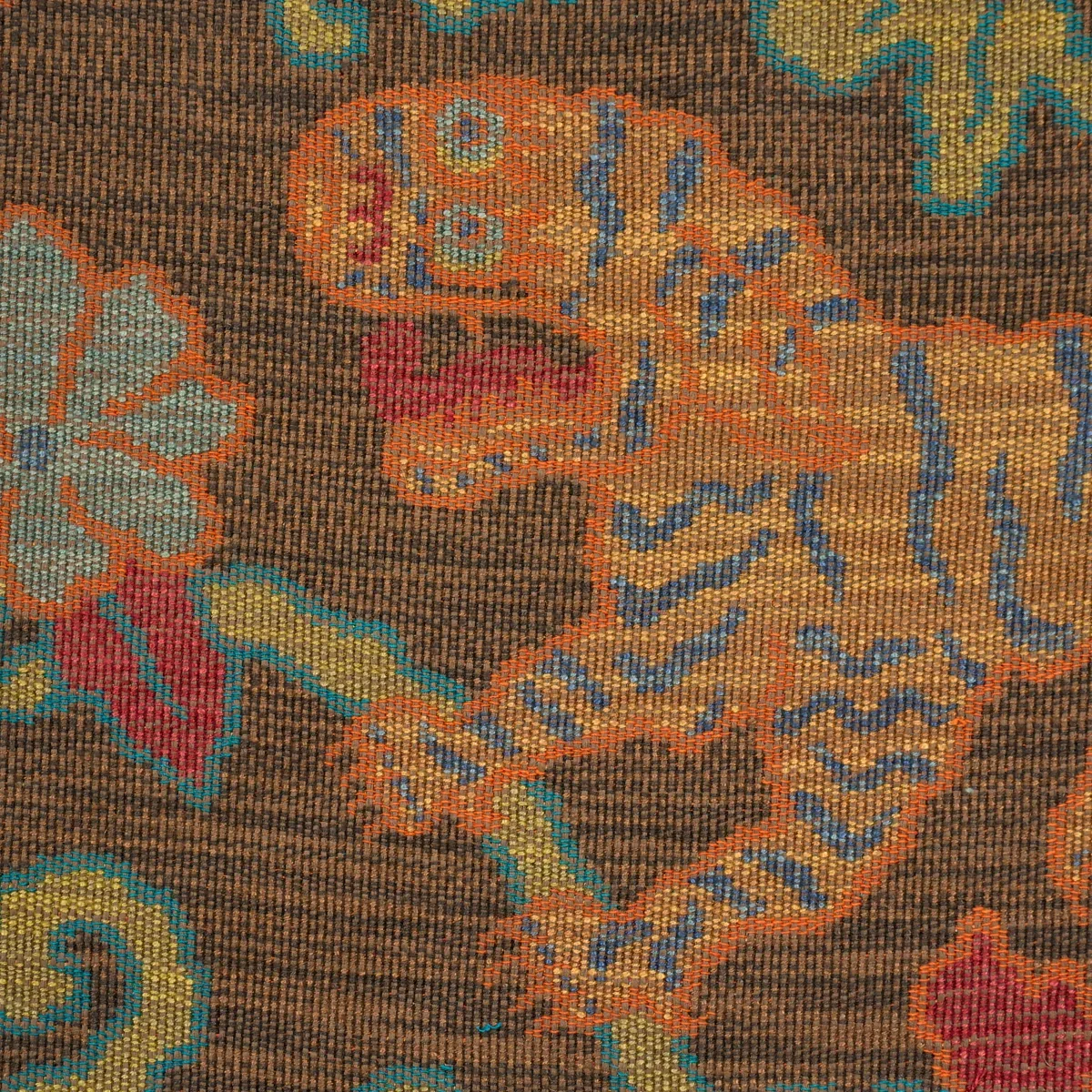 KHOTAN WEAVE Fabric – SABLE | Schumacher | Wallpaper Twins KHOTAN WEAVE fabric SABLE color by Schumacher