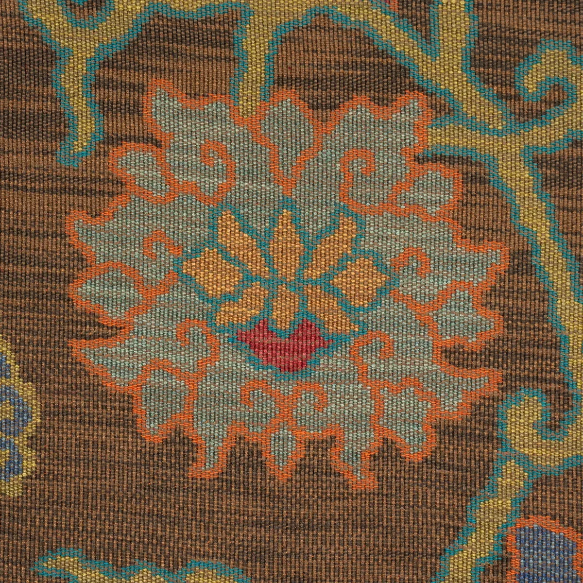 KHOTAN WEAVE Fabric – SABLE | Schumacher | Wallpaper Twins KHOTAN WEAVE fabric SABLE color by Schumacher