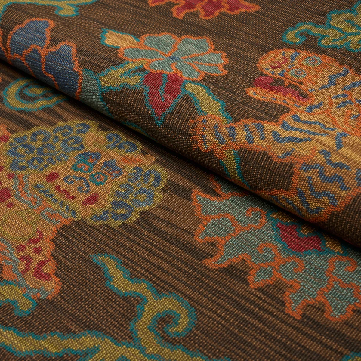 KHOTAN WEAVE Fabric – SABLE | Schumacher | Wallpaper Twins KHOTAN WEAVE fabric SABLE color by Schumacher