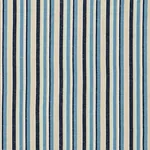 KIAWAH STRIPE fabric INDIGO color by Schumacher