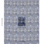 KILIM WEAVE fabric BLUE color by Schumacher