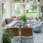 KILIMANJARO IKAT Fabric – DENIM | Schumacher | Wallpaper Twi KILIMANJARO IKAT fabric DENIM color by Schumacher