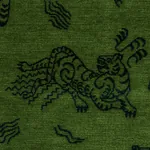 KINABALU VELVET Fabric – EMERALD | Schumacher | Wallpaper Tw KINABALU VELVET fabric EMERALD color by Schumacher