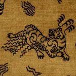 KINABALU VELVET Fabric – GOLD | Schumacher | Wallpaper Twins KINABALU VELVET fabric GOLD color by Schumacher
