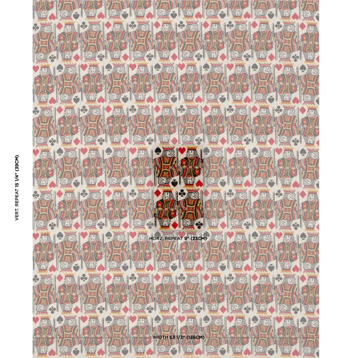 KING ÉPINGLÉ Fabric – DOCUMENT | Schumacher | Wallpaper Twin KING ÉPINGLÉ fabric DOCUMENT color by Schumacher