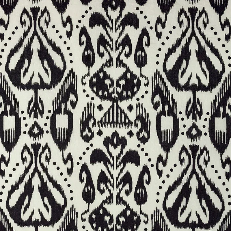 69482 | KIVA EMBROIDERED IKAT – RAVEN