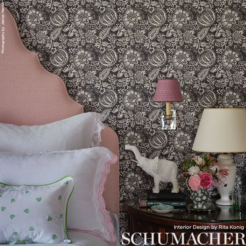 KNOX fabric ROSE color by Schumacher