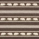 KODA STRIPE Fabric – COFFEE | Schumacher | Wallpaper Twins KODA STRIPE fabric COFFEE color by Schumacher