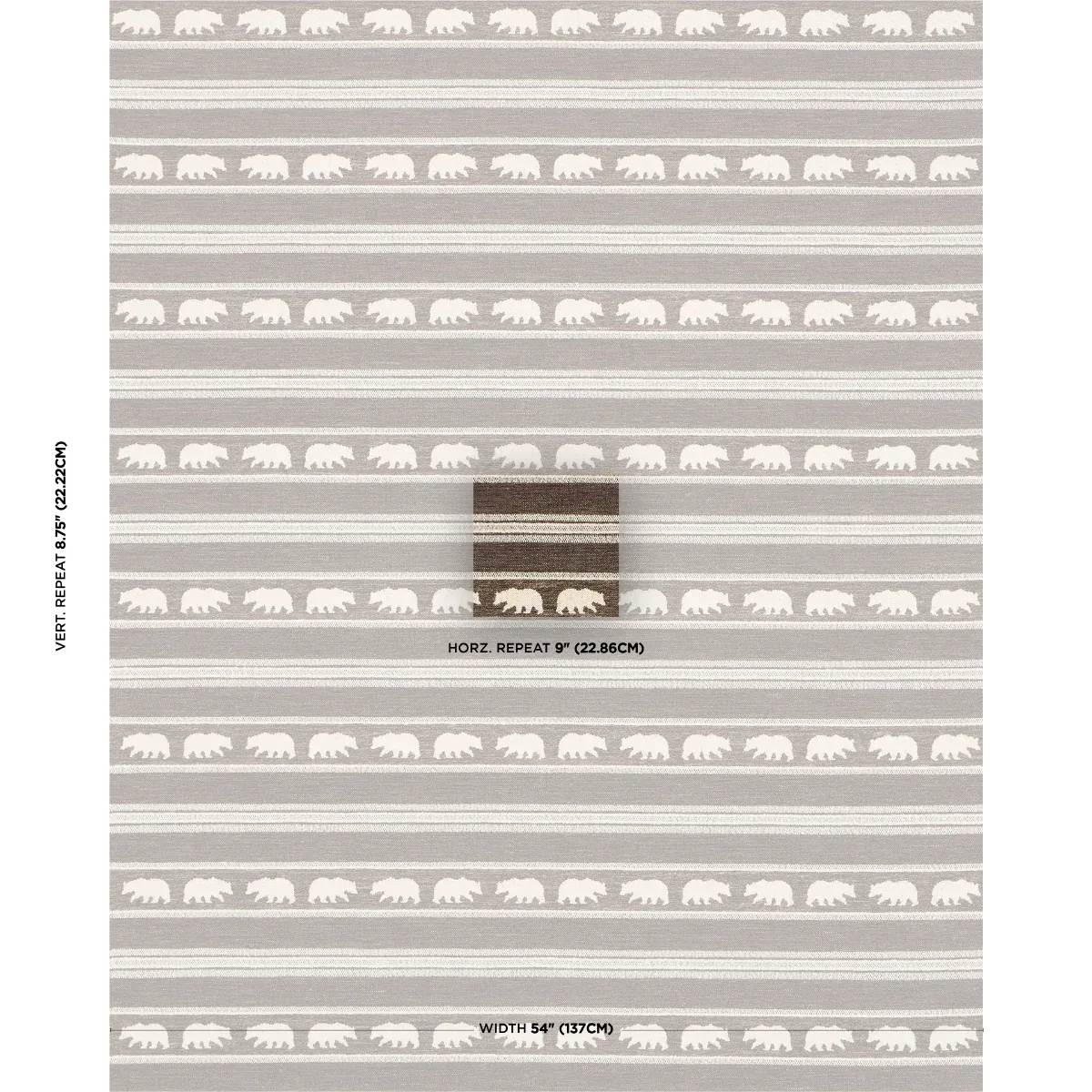 KODA STRIPE Fabric – COFFEE | Schumacher | Wallpaper Twins KODA STRIPE fabric COFFEE color by Schumacher