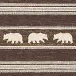 KODA STRIPE Fabric – COFFEE | Schumacher | Wallpaper Twins KODA STRIPE fabric COFFEE color by Schumacher