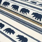 KODA STRIPE Fabric – INDIGO | Schumacher | Wallpaper Twins KODA STRIPE fabric INDIGO color by Schumacher