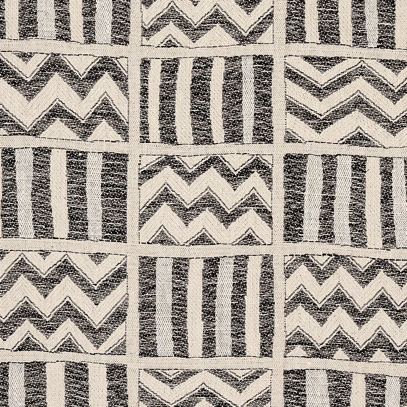 KUDU Fabric – BLACK | Schumacher | Wallpaper Twins KUDU fabric BLACK color by Schumacher