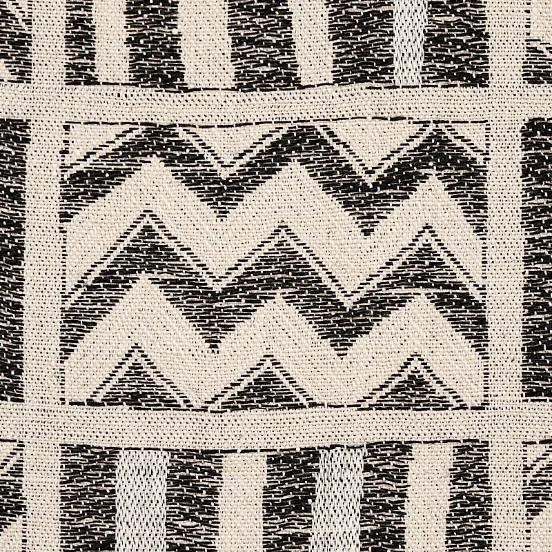 KUDU Fabric – BLACK | Schumacher | Wallpaper Twins KUDU fabric BLACK color by Schumacher