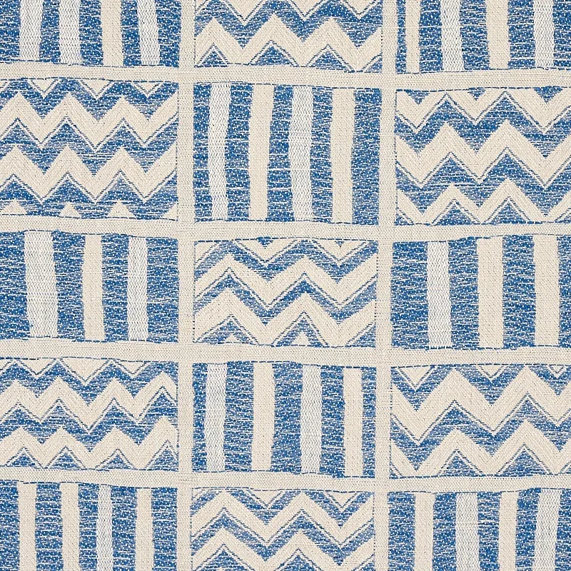 KUDU Fabric – BLUE | Schumacher | Wallpaper Twins KUDU fabric BLUE color by Schumacher