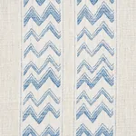 KUDU STRIPE Fabric – BLUE | Schumacher | Wallpaper Twins KUDU STRIPE fabric BLUE color by Schumacher