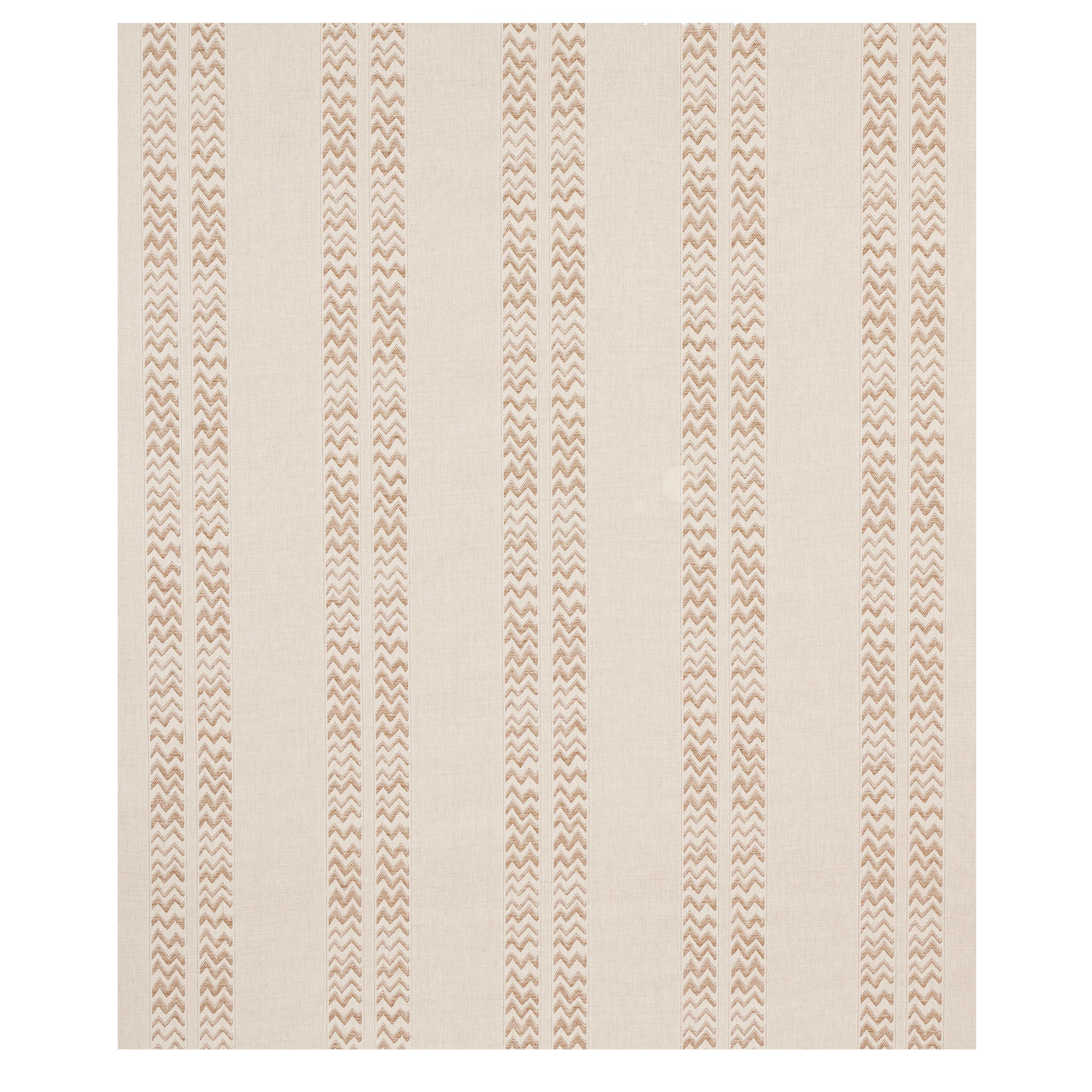 KUDU STRIPE fabric SAND color by Schumacher