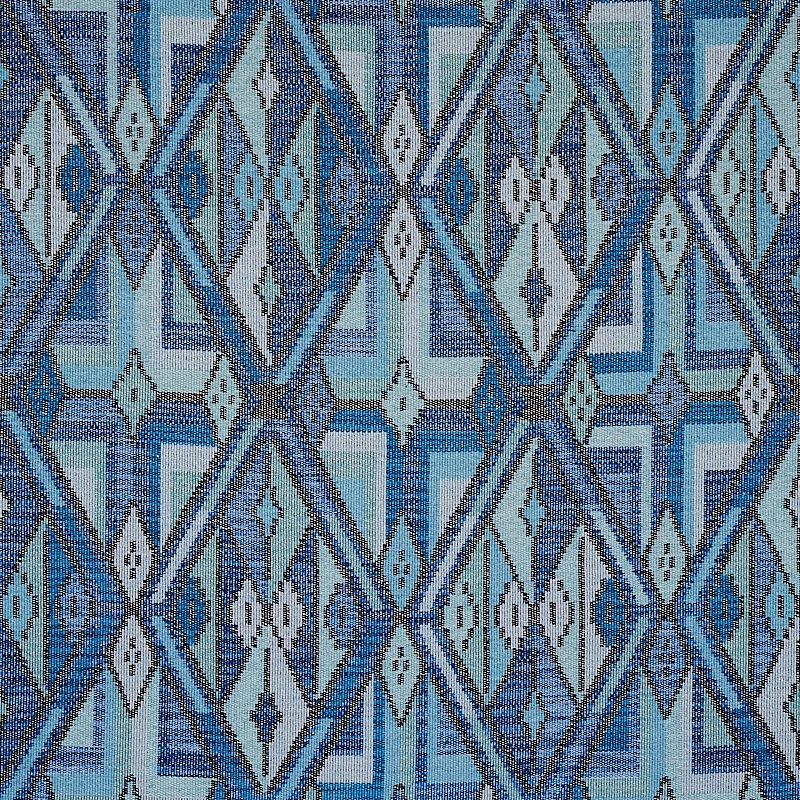 KUZMA fabric BLUE color by Schumacher