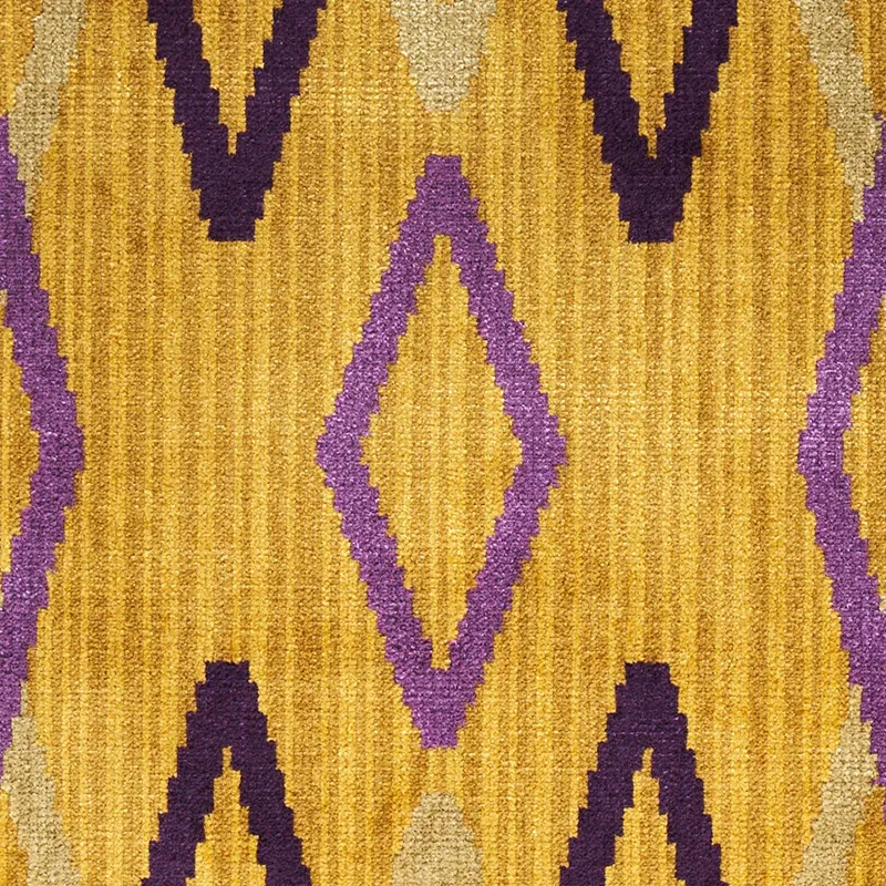 KYOTO TRELLIS Fabric – SAFFRON | Schumacher | Wallpaper Twin KYOTO TRELLIS fabric SAFFRON color by Schumacher