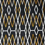KYOTO TRELLIS fabric SOOT color by Schumacher
