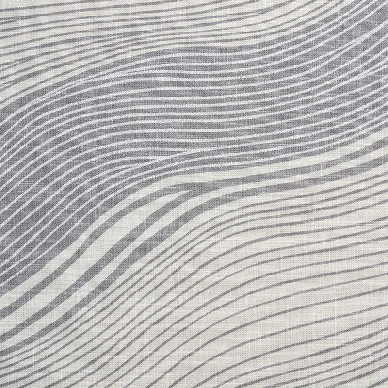 LA MAREA fabric GREY color by Schumacher