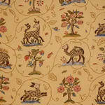 LA MENAGERIE Fabric – MARIGOLD | Schumacher | Wallpaper Twin LA MENAGERIE fabric MARIGOLD color by Schumacher