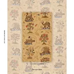 LA MENAGERIE Fabric – MARIGOLD | Schumacher | Wallpaper Twin LA MENAGERIE fabric MARIGOLD color by Schumacher