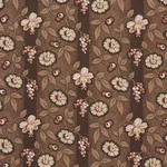 LA RUE STRIPE fabric COGNAC color by Schumacher
