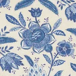 LAFAYETTE BOTANICAL fabric CORNFLOWER color by Schumacher