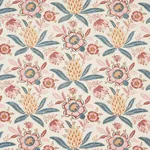 LAFAYETTE BOTANICAL fabric ROSSO ANTICO color by Schumacher