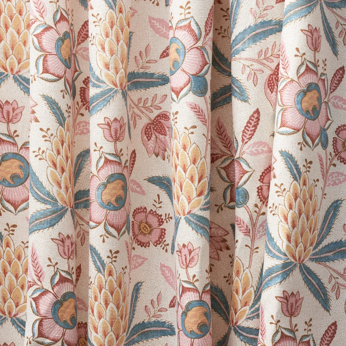 LAFAYETTE BOTANICAL fabric ROSSO ANTICO color by Schumacher