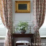 LAFAYETTE BOTANICAL fabric ROSSO ANTICO color by Schumacher