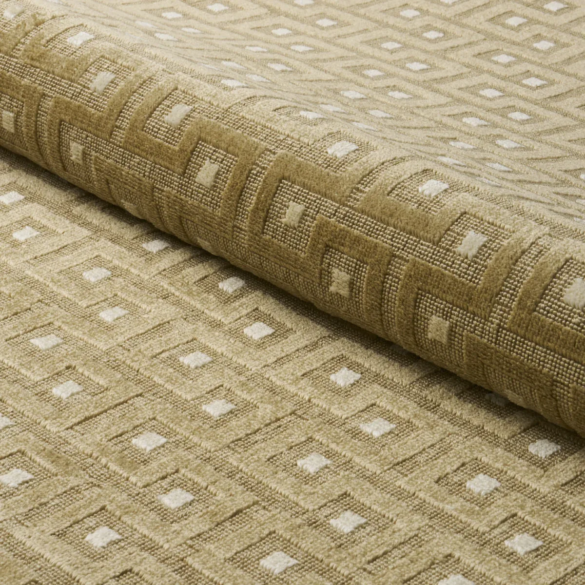 LALANO LINEN VELVET Fabric – GOLD PATINA | Schumacher | Wall LALANO LINEN VELVET fabric GOLD PATINA color by Schumacher
