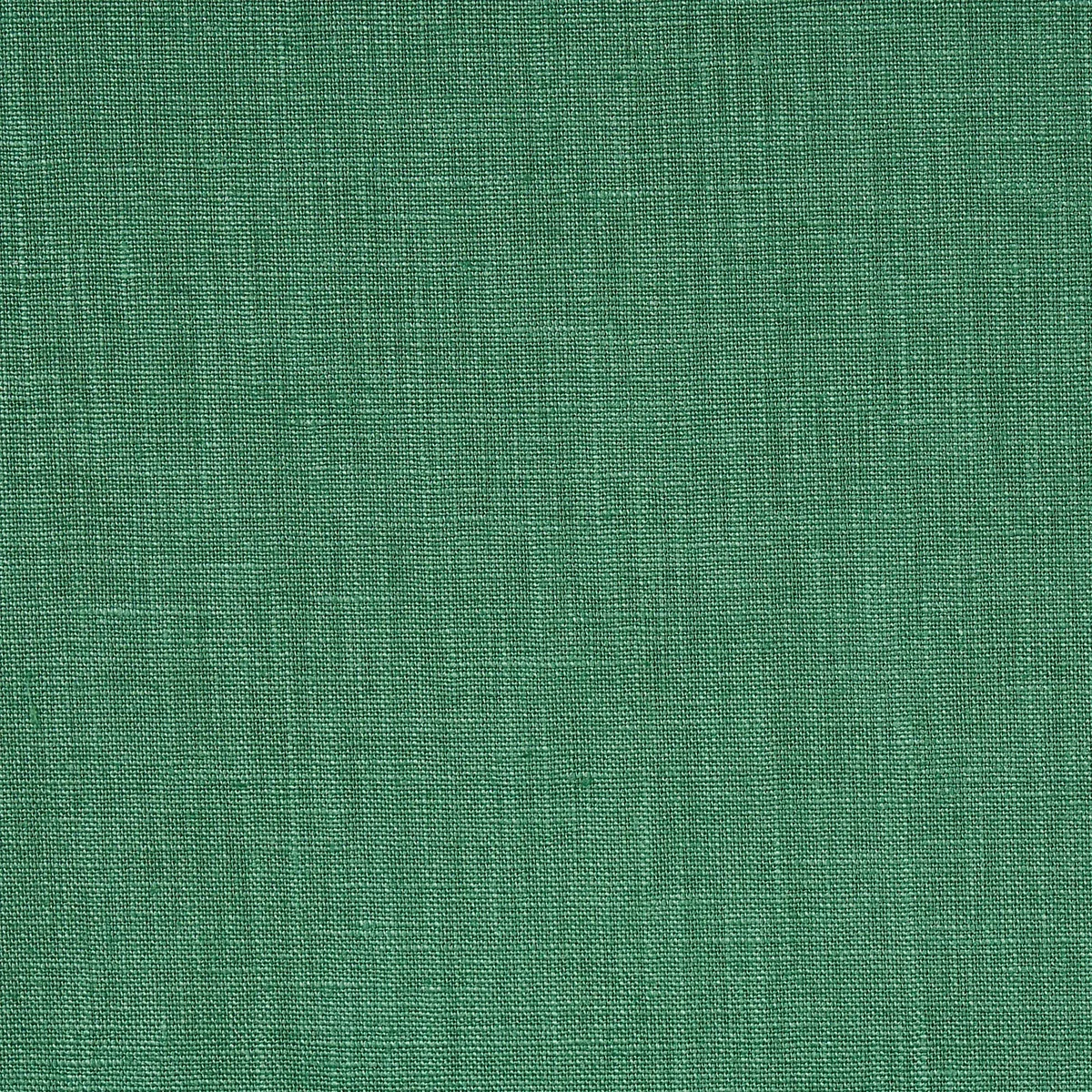 LANGE GLAZED LINEN fabric EMERALD color by Schumacher