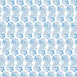 Lani Fabric – BLUE | Schumacher | Wallpaper Twins Lani fabric BLUE color by Schumacher