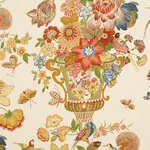LANSDALE BOUQUET fabric SPRING color by Schumacher