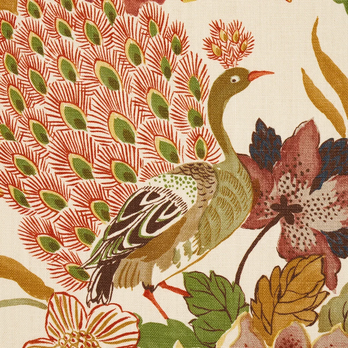 LANSDALE BOUQUET fabric SPRING color by Schumacher