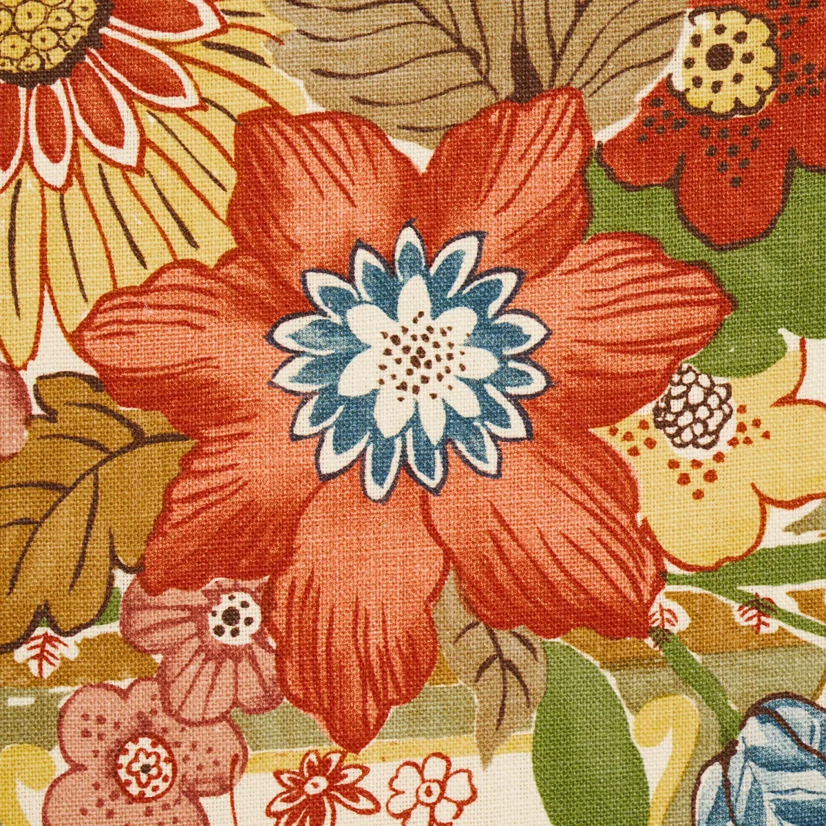 LANSDALE BOUQUET fabric SPRING color by Schumacher