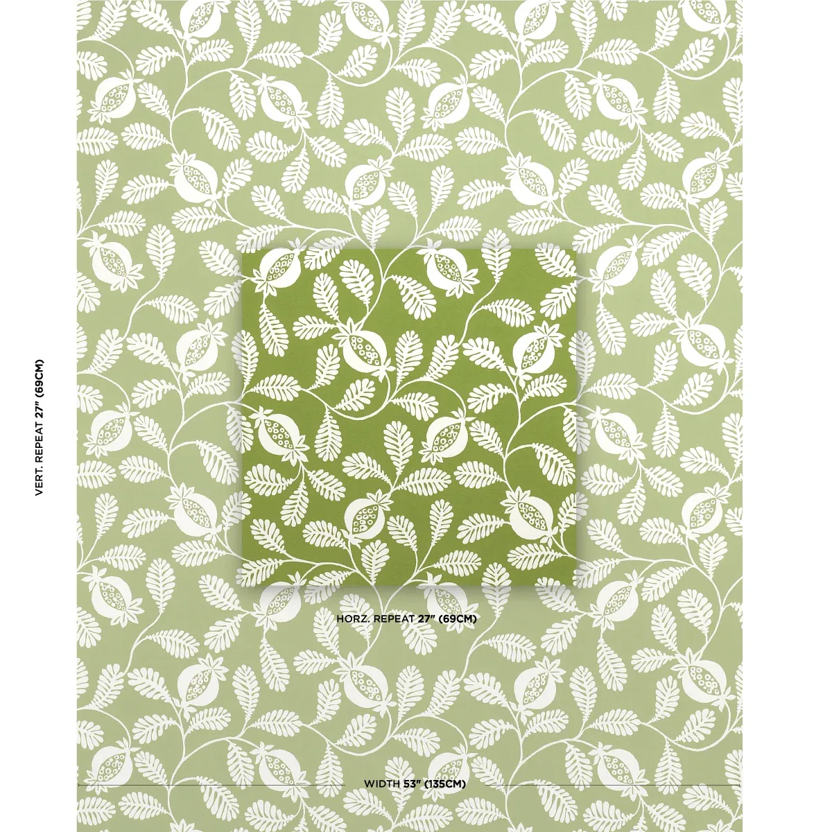 LANZADERA VINE INDOOR/OUTDOOR Fabric – HONEYDEW | Schumacher LANZADERA VINE INDOOR/OUTDOOR fabric HONEYDEW color by Schumacher