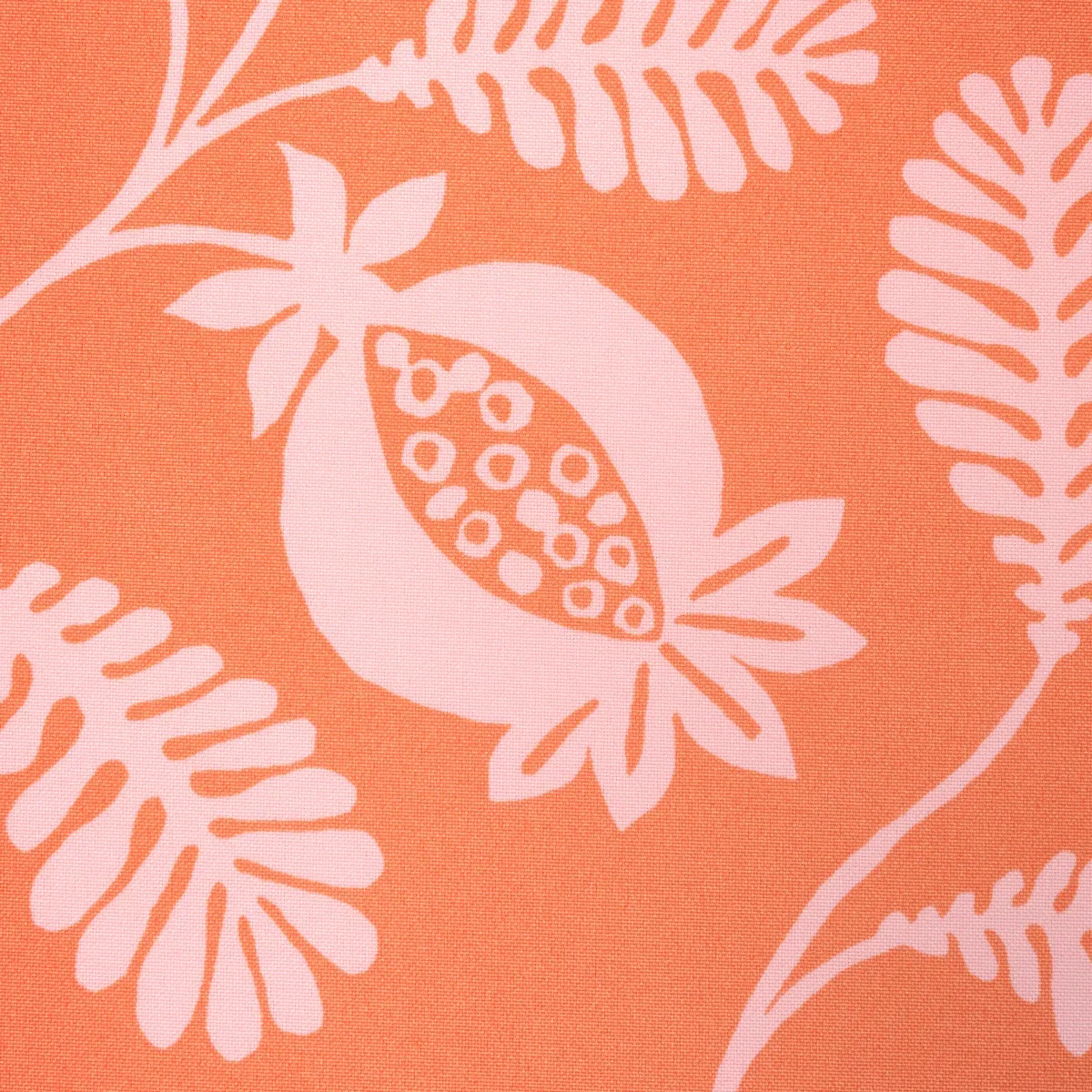 LANZADERA VINE INDOOR/OUTDOOR Fabric – MELON | Schumacher | LANZADERA VINE INDOOR/OUTDOOR fabric MELON color by Schumacher