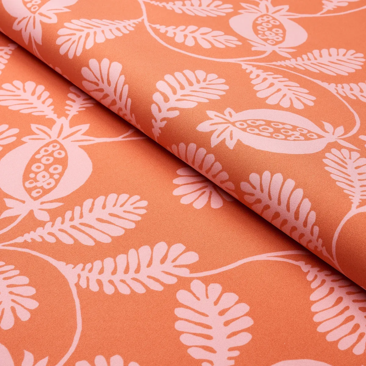 LANZADERA VINE INDOOR/OUTDOOR Fabric – MELON | Schumacher | LANZADERA VINE INDOOR/OUTDOOR fabric MELON color by Schumacher