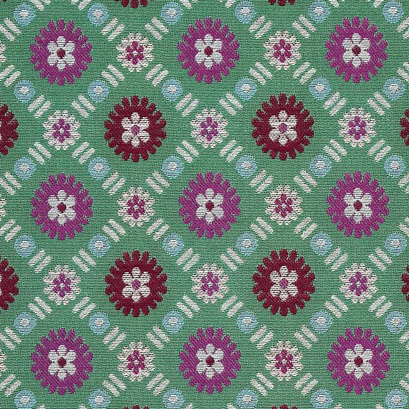 LARISSA Fabric – JADE | Schumacher | Wallpaper Twins LARISSA fabric JADE color by Schumacher