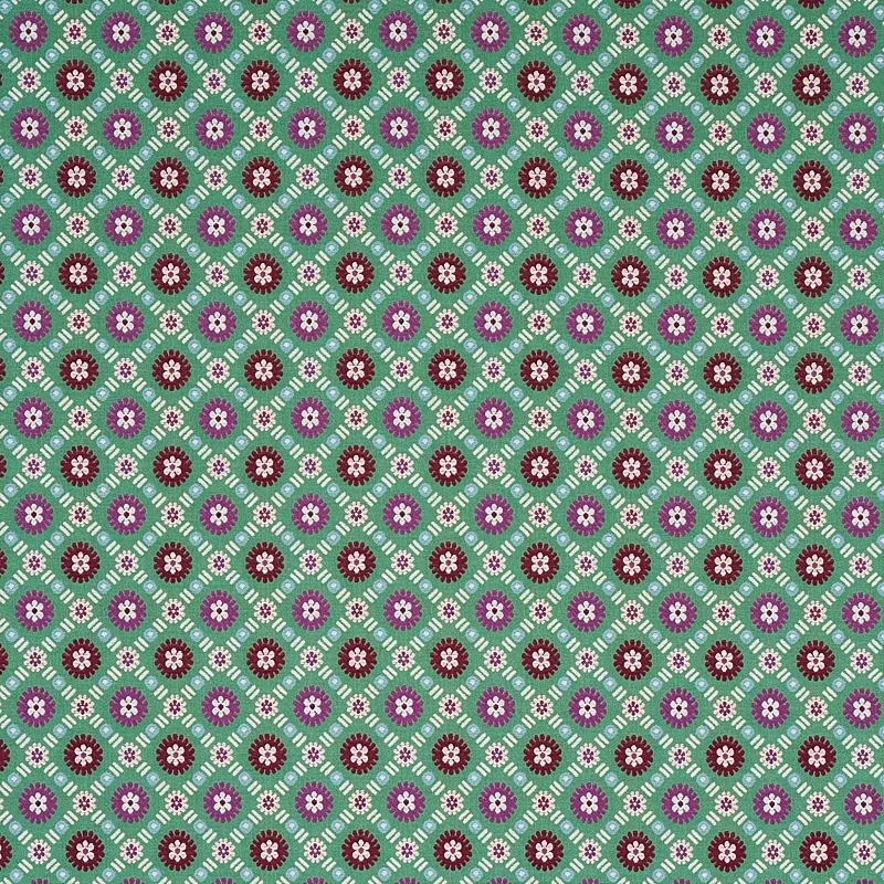 LARISSA fabric JADE color by Schumacher
