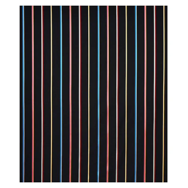 LARIVEY STRIPE Fabric – CHARCOAL | Schumacher | Wallpaper Tw LARIVEY STRIPE fabric CHARCOAL color by Schumacher