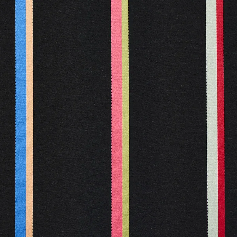 LARIVEY STRIPE Fabric – CHARCOAL | Schumacher | Wallpaper Tw LARIVEY STRIPE fabric CHARCOAL color by Schumacher