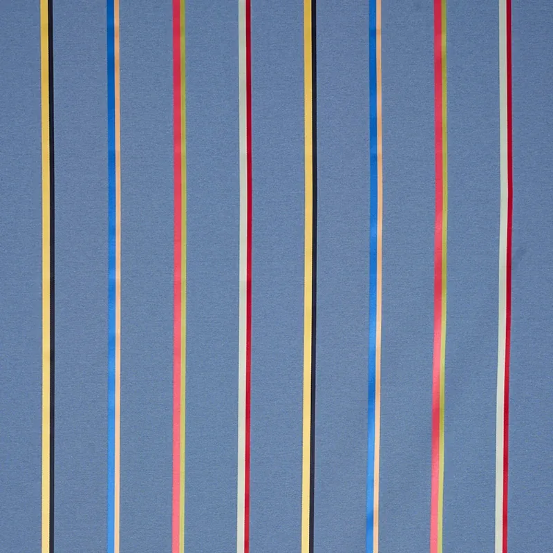 LARIVEY STRIPE fabric SLATE color by Schumacher