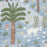 LAS COLINAS SCENIC TAPESTRY Fabric – BLUE | Schumacher | Wal LAS COLINAS SCENIC TAPESTRY fabric BLUE color by Schumacher