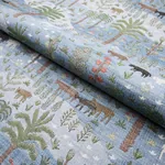 LAS COLINAS SCENIC TAPESTRY Fabric – BLUE | Schumacher | Wal LAS COLINAS SCENIC TAPESTRY fabric BLUE color by Schumacher