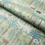 LAS COLINAS SCENIC TAPESTRY Fabric – GREEN | Schumacher | Wa LAS COLINAS SCENIC TAPESTRY fabric GREEN color by Schumacher